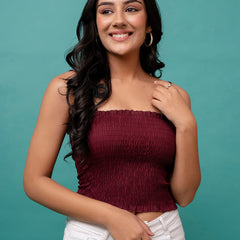 Feranoid Rayon Sia Sleeveless Crop Top