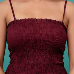 Feranoid Rayon Sia Sleeveless Crop Top