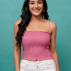 Feranoid Rayon Sia Sleeveless Crop Top