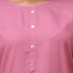 Feranoid Plain short kurti Rayon Sia