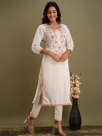 Women Kurta Pant Set FRKT6721