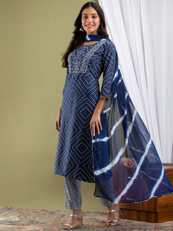 Women Kurta Pant Dupatta Set