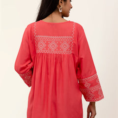 Feranoid Embroidery Top Rayon