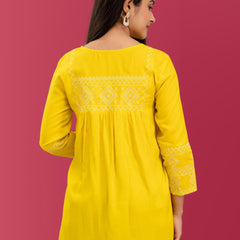 Feranoid Embroidery Top Rayon