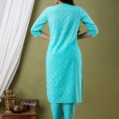 Women Kurta Pant Dupatta Set
