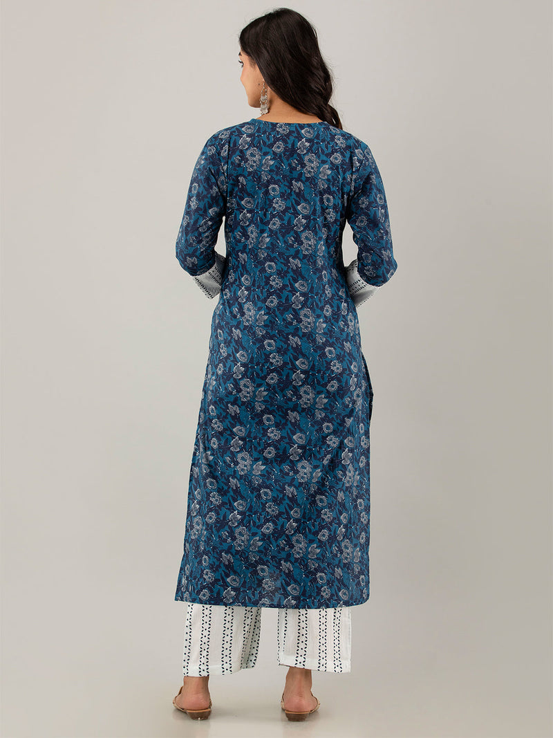 Women Kurta Pant Dupatta Set