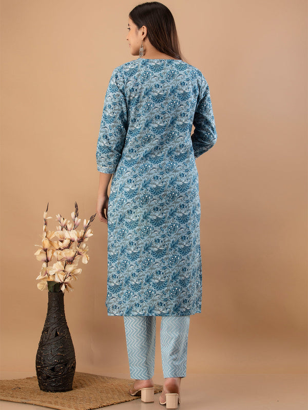 Women Kurta Pant Dupatta Set