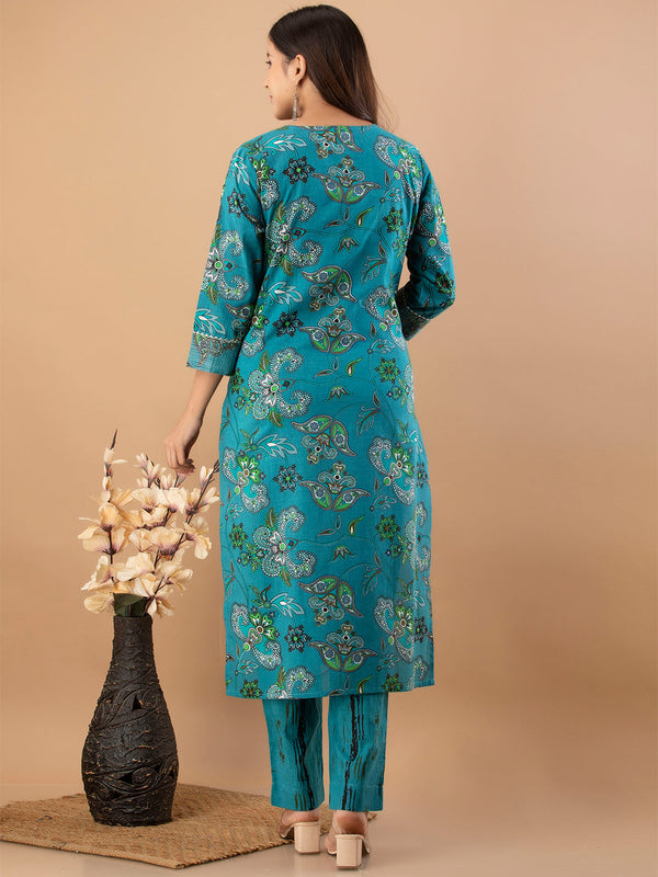 Women Kurta Pant Dupatta Set