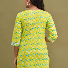 Women Cotton Printed Short Kurti