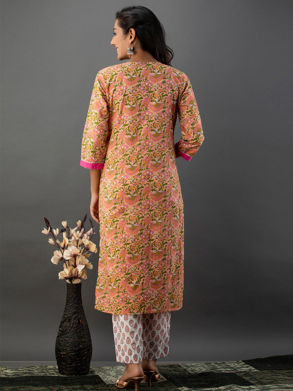 Women Kurta Pant Dupatta Set