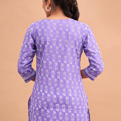 Women Cotton Printed Short Kurti