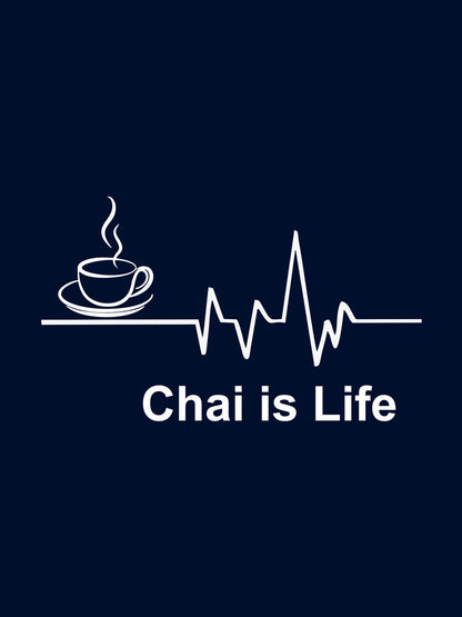 Chai Is Life Blue T-Shirt