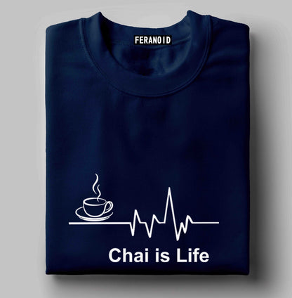 Chai Is Life Blue T-Shirt