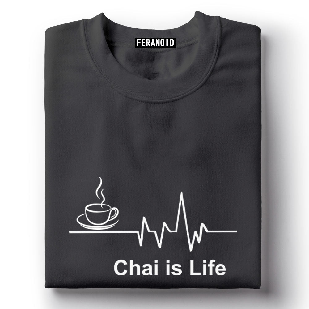 Chai Is Life Grey T-Shirt