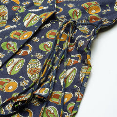 Cotton Printed Blue Short Tunic