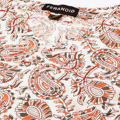 Cotton Printed White Short Tunic