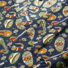 Cotton Printed Blue Short Tunic