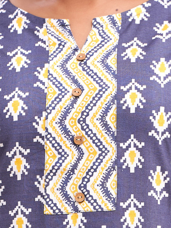 Women Cotton Printed Short Kurti