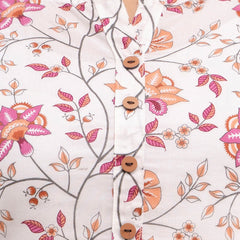Floral Printed Pure Cotton Kurti