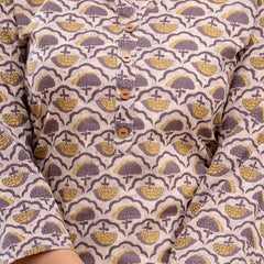 Floral Printed Pure Cotton Kurti