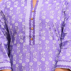 Women Cotton Printed Short Kurti