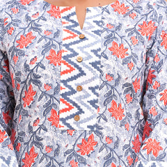Women Cotton Printed Short Kurti