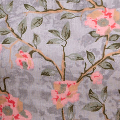 Floral Print Cotton Peplum Top