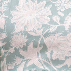 Floral Print Cotton Peplum Top