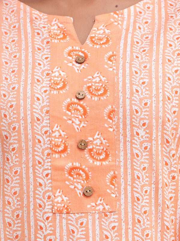 Women Cotton Printed Short Kurti