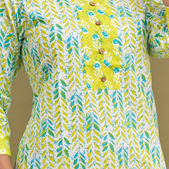 Women Cotton Printed Short Kurti