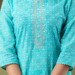 Women Kurta Pant Dupatta Set