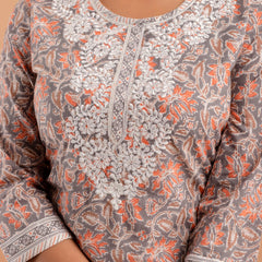 Women Kurta Pant Dupatta Set