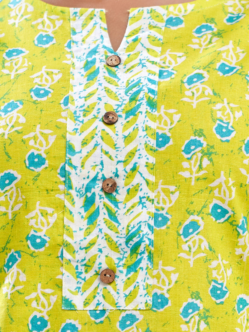 Women Cotton Printed Short Kurti