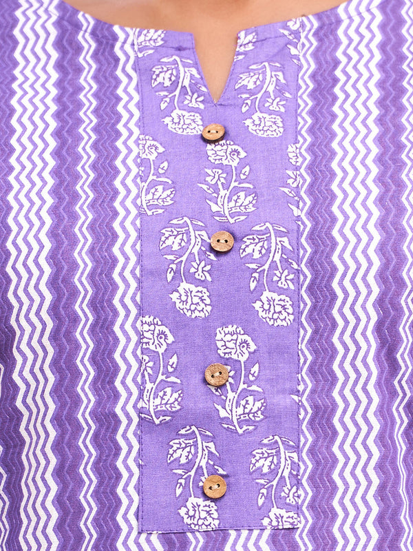 Women Cotton Printed Short Kurti