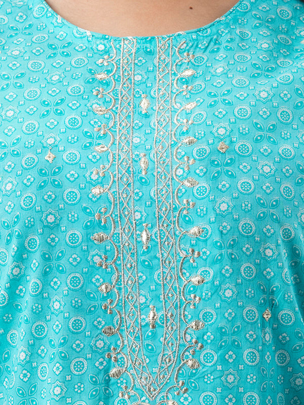 Women Kurta Pant Dupatta Set