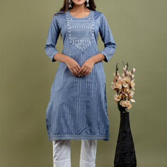Women Kurta Pant Dupatta Set