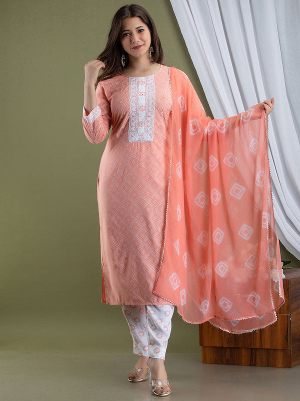 Women Kurta Pant Dupatta Set