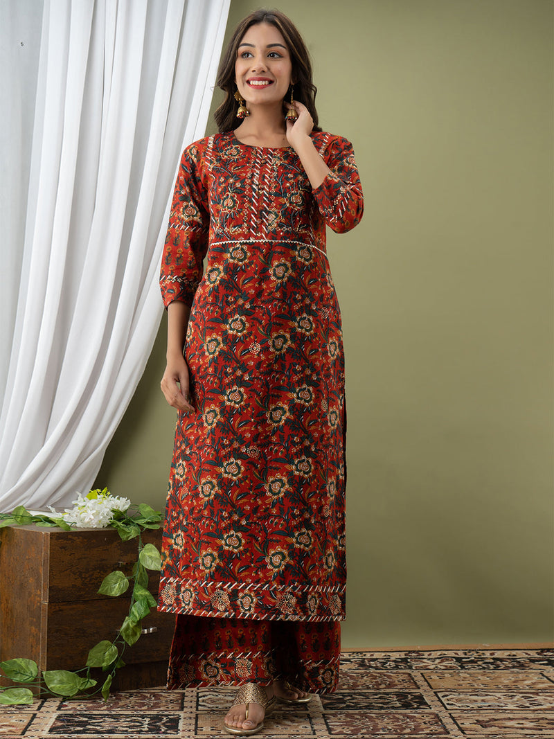 Women Kurta Pant Dupatta Set