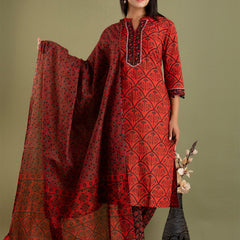 Women Kurta Pant Dupatta Set