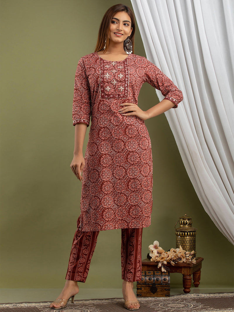 Women Kurta Pant Dupatta Set