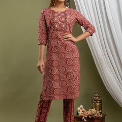 Women Kurta Pant Dupatta Set