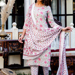 Women Kurta Pant Dupatta Set