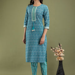 Women Kurta Pant Dupatta Set