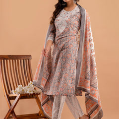Women Kurta Pant Dupatta Set