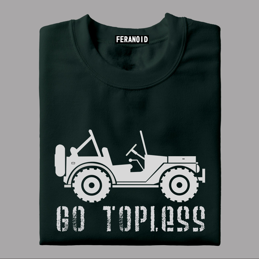 Go Topless Green T-Shirt