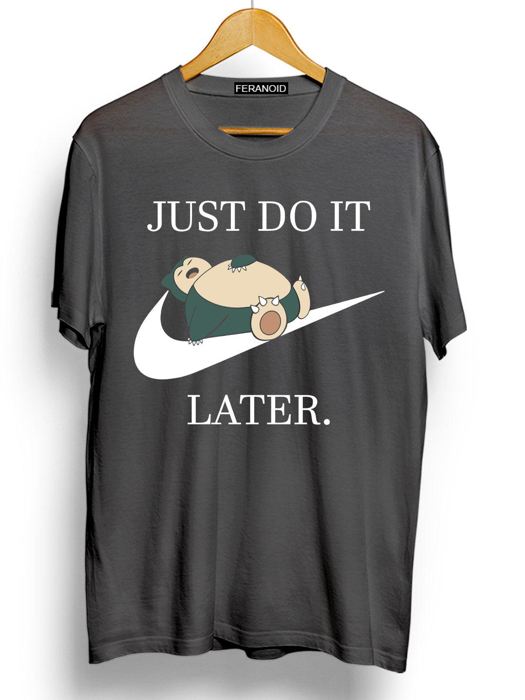 Just Do It Later Grey T-Shirt
