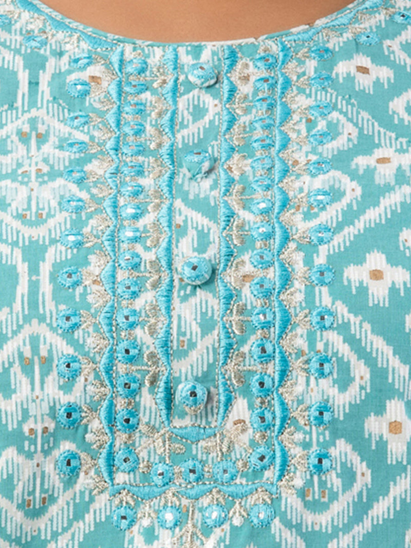 Women Kurta Pant Dupatta Set