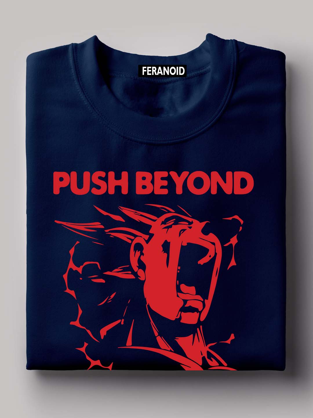 Push Beyound Your Limits Blue T-Shirt