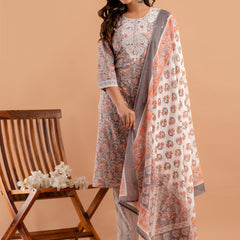 Women Kurta Pant Dupatta Set