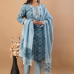 Women Kurta Pant Dupatta Set